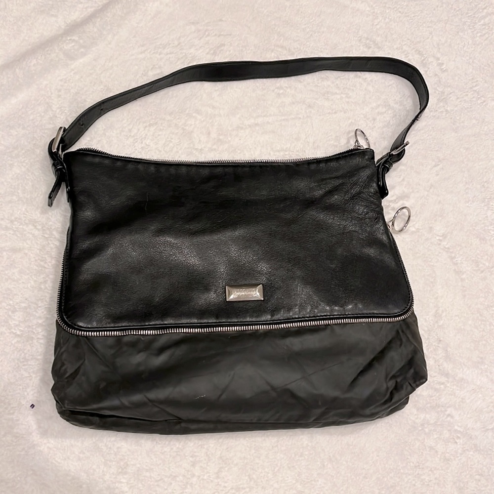 Moschino leather dual shoulder purse 👜